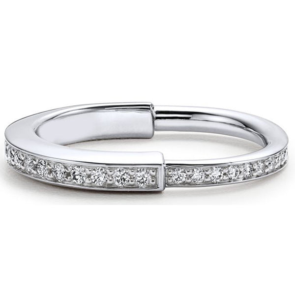 Women's Fashion Narrow Full Diamond Ring