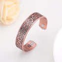 Adventure Outdoor Camping Nature Flower Cartoon Red Copper Plating Open-ended Bracelet