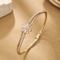 Double Layer Light Hollow Jeweled Women's Bracelet