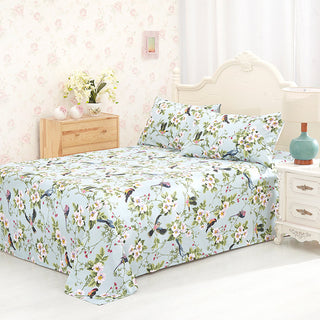 Buy green Reactive printed cotton sheets