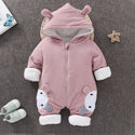 Autumn Winter Coat Jumpsuit Baby Clothing Newborn Snowsuit Boy Warm Romper Down Cotton Jackets Girl Snow clothes Bodysuit