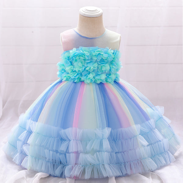 Baby Girls Birthday Gown Princess Dress