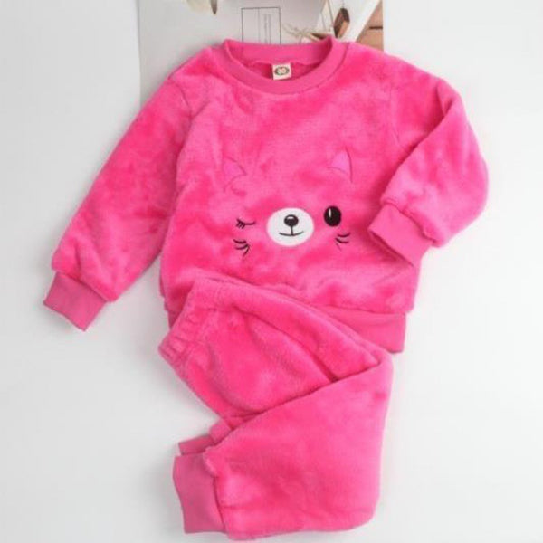 Children's Plush Thick Coral Fleece Home Clothes