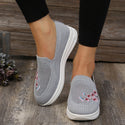 Women Flowers Embroidery Shoes