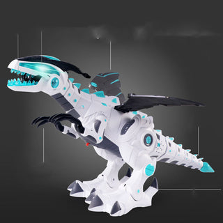 Buy white-dragon-remote Walking Dragon Toy Fire Breathing Water Spray Dinosaur