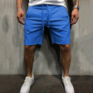 Buy navy-blue Summer Mens Gym Sports Shorts