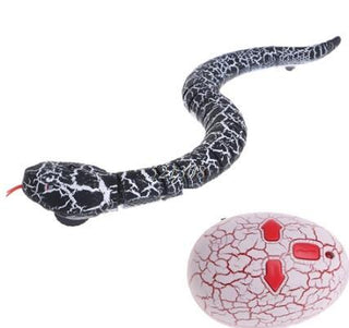 Buy black Novelty Remote Control Snake Rattlesnake Animal Trick Terrifying Mischief Toy