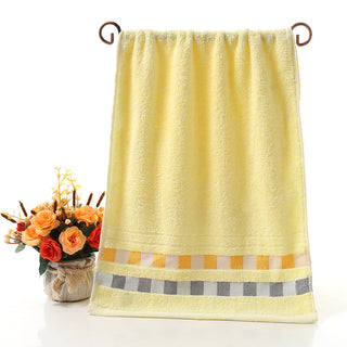 Buy square-yellow Cotton Face Towel