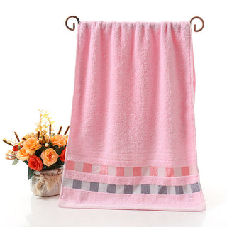 Buy square-pink Cotton Face Towel