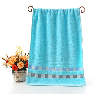 Buy square-blue Cotton Face Towel