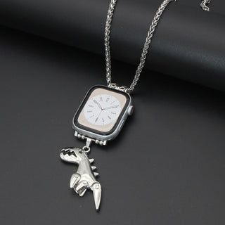 Buy dinosaur Watch Necklace Feather Hanging Strap