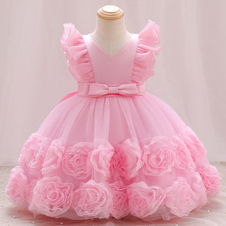 Buy pink Girls&#39; Children&#39;s Vest Princess Dress