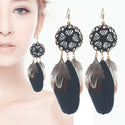 Women's Casual Versatile Feather Earrings