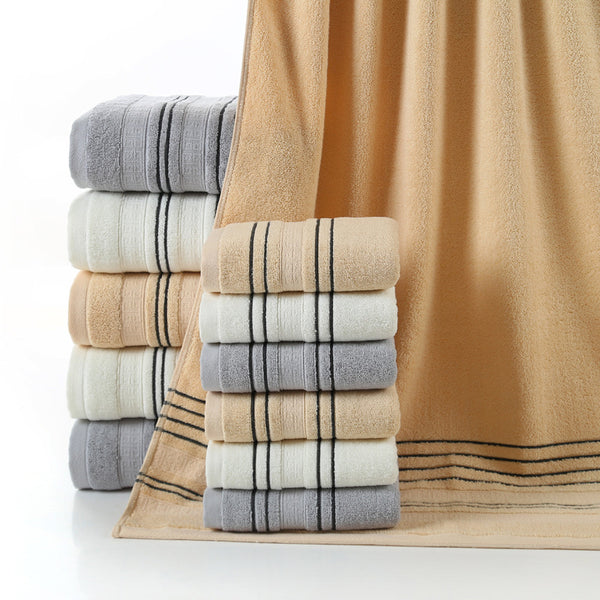 3 Piece Household Pure Cotton Bath Towel