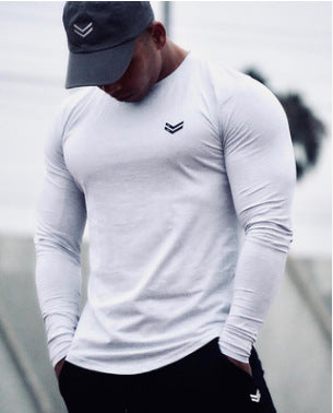 Men's Long Sleeve Gym T Shirt