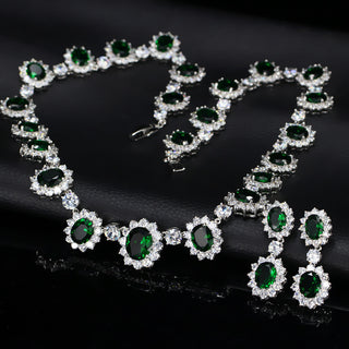 Buy green Two AAA set of jewelry sets