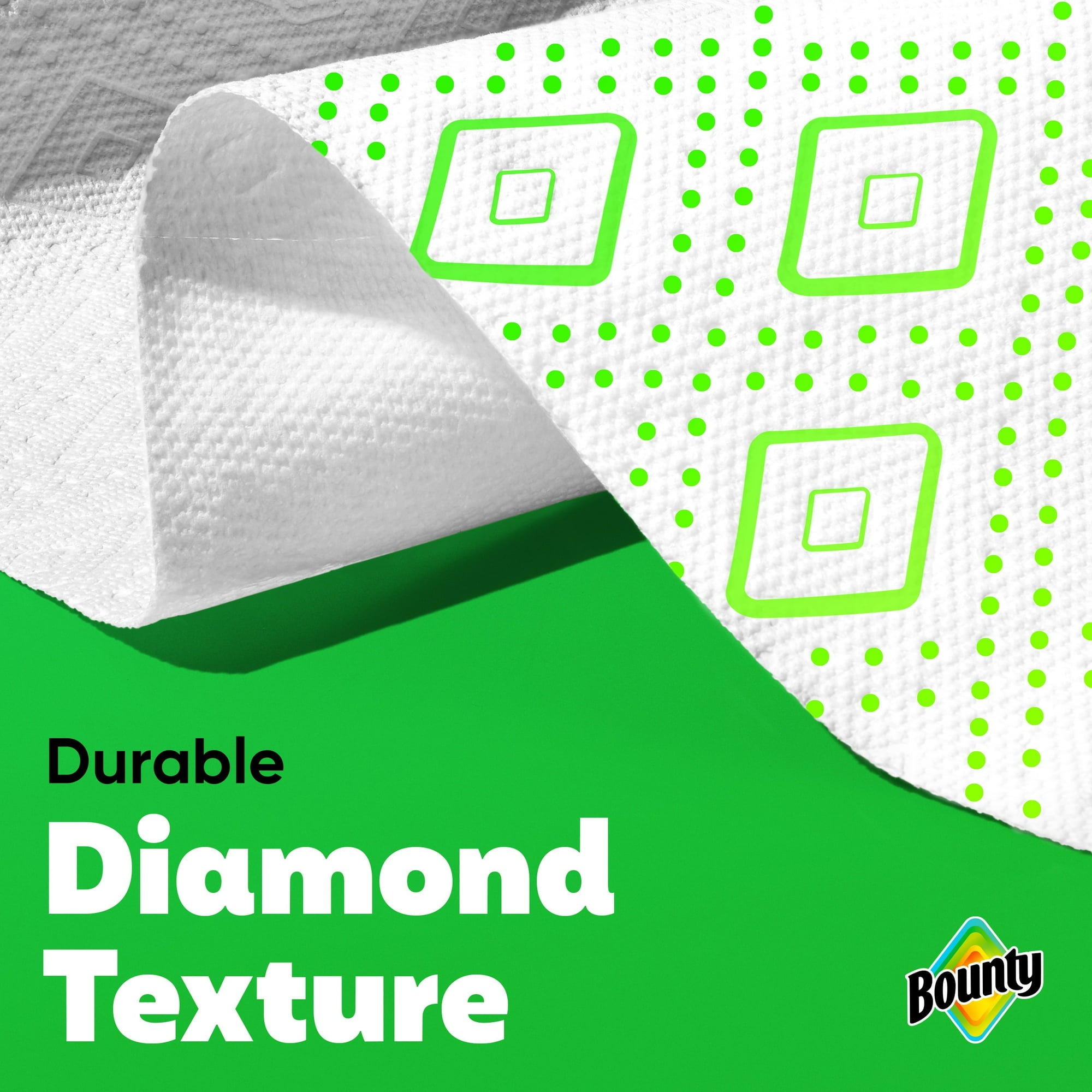 Bounty Paper Towels Select-A-Size White, 4 Triple Rolls, 123 Sheets per Roll