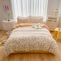 Cotton Thickened Four-piece Dormitory Bed Sheet And Quilt Cover