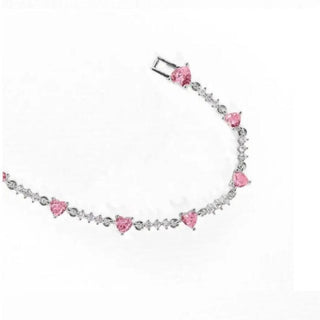 Buy style-3-platinum Simple Personality Special-interest Design Heart-shaped Zircon Fashion Bracelet Women