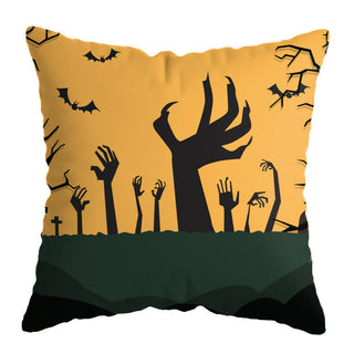 Buy a24 Linen Skull Halloween Pillow Cover