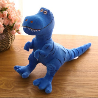 Buy blue New Dinosaur Plush Toys Cartoon Tyrannosaurus Cute Stuffed Toy Dolls For Kids Children Birthday Gift