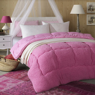 Buy pink Australian lamb wool winter quilt thickened warm quilt