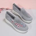 Women Flowers Embroidery Shoes