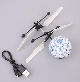 Buy white-blue LED Magic Flying Ball