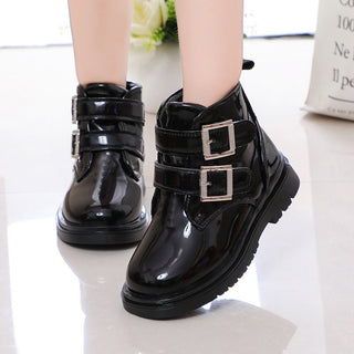 PU children short riding boots