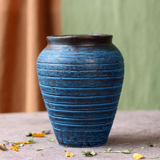 Buy z017-blue Ceramic Old Vases In The Living Room With Dried Flowers