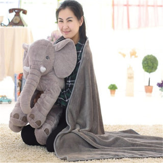 Buy gray-1-l-dual-use Elephant Doll Pillow Baby Comfort Sleep With