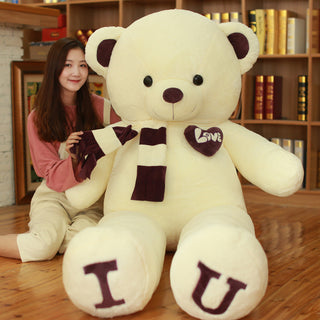 Buy white Heart Bear Pillow Plush Toy Valentine&#39;s Day Gift