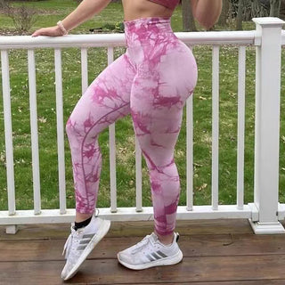 Women Tie Dye Leggings Fitness Yoga Pants