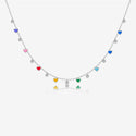 S925 Loving Heart In Sterling Silver Color Zirconium Stylish Clavicle Necklace For Women