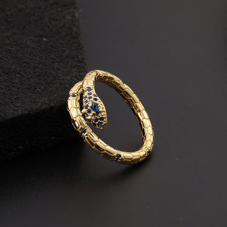 Buy b Cool Style Creative Personality Snake Ring Female Color Zircon Opening