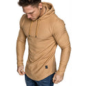 Men Casual Long Sleeve Slim Tops Hoodie