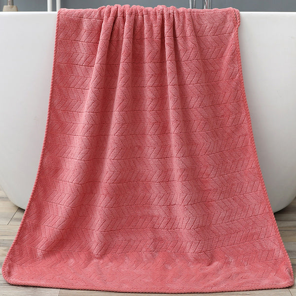 Coral Fleece Bath Towel Thickening Towel Absorbent