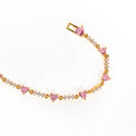 Simple Personality Special-interest Design Heart-shaped Zircon Fashion Bracelet Women