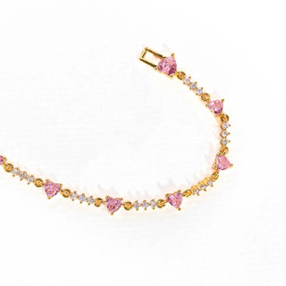 Buy style-3-gold Simple Personality Special-interest Design Heart-shaped Zircon Fashion Bracelet Women