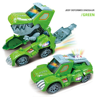 Buy green Universal Electric Transforming Car Toy