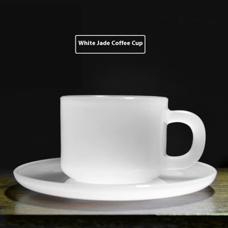 Buy white-jade Glass Coffee Cup Crystal Coffee Appliance