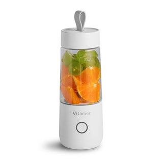 Buy white 350ml Portable Blender Juicer Electric USB Rechargeable Mixer Smoothie Slushy Cup Fresh Juice Blender Bottle USB Charging Kitchen Gadgets