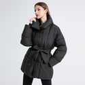 Plus Size Women's Mid-length Down Cotton-padded Jacket Thickened