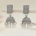 Bohemian Style Heart-shaped Diamond Bell-shaped Earrings