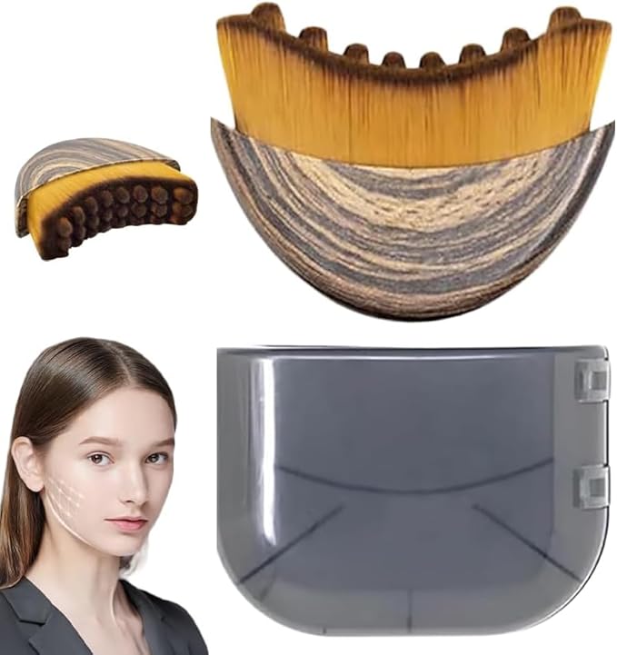 Lymphatic Face Brush for Contouring – Dry Brushing & Facial Massage, Jawline & Chin Sculpting, Skin Relief & Fatigue Reduction (1 PCS) Main image