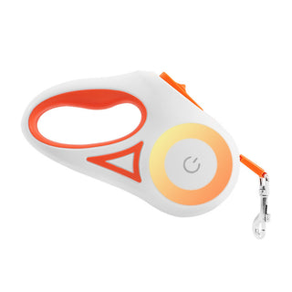 Buy orange-3m Dog Leash Retractable Leash And Dog Collar Spotlight Automatic Pet Dog Cat Traction Rope For Small Medium Dogs Pet Product