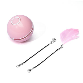 Buy pink Colorful LED Laser Funny Cat Ball