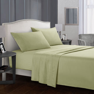 Buy green Four-piece bed sheet set