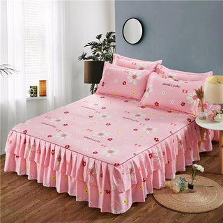 Buy pink Bilateral bed skirt bedspread Simmons bed cover