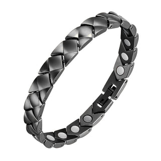 Buy black Women&#39;s Fashion Energy Bracelet Pure Titanium